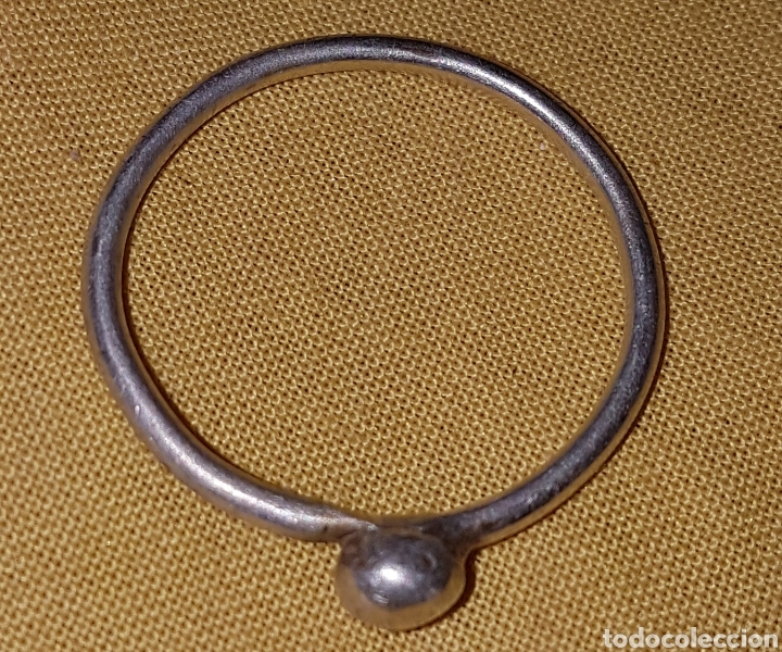 Joyeria: Antiguo anillo plata bola - Foto 1