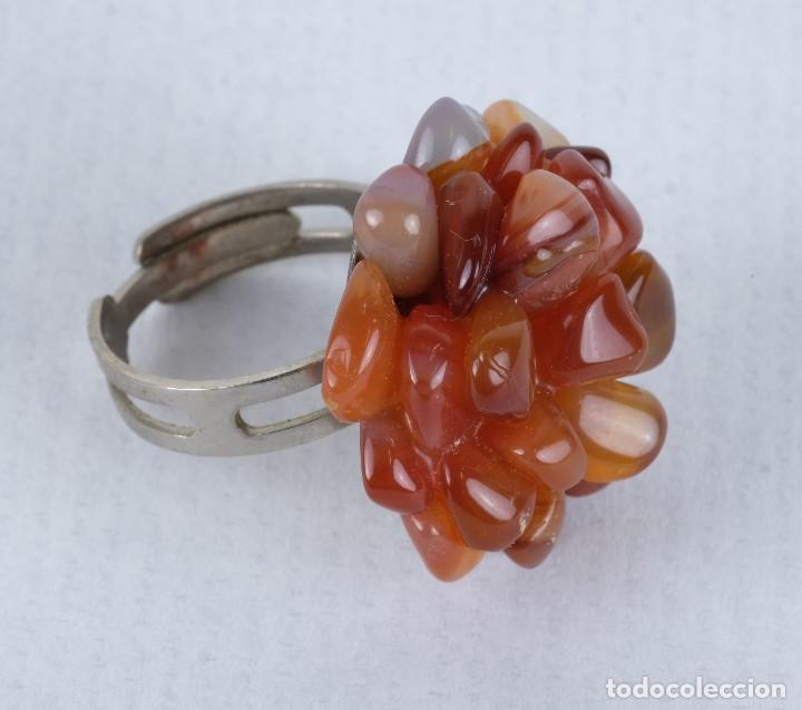 Joyeria: Anillo metal plateado con &aacute;garas - Foto 1