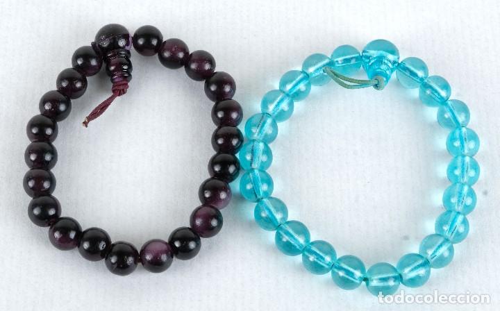 Joyeria: 4 pulseras con cuentas cristal - Foto 3