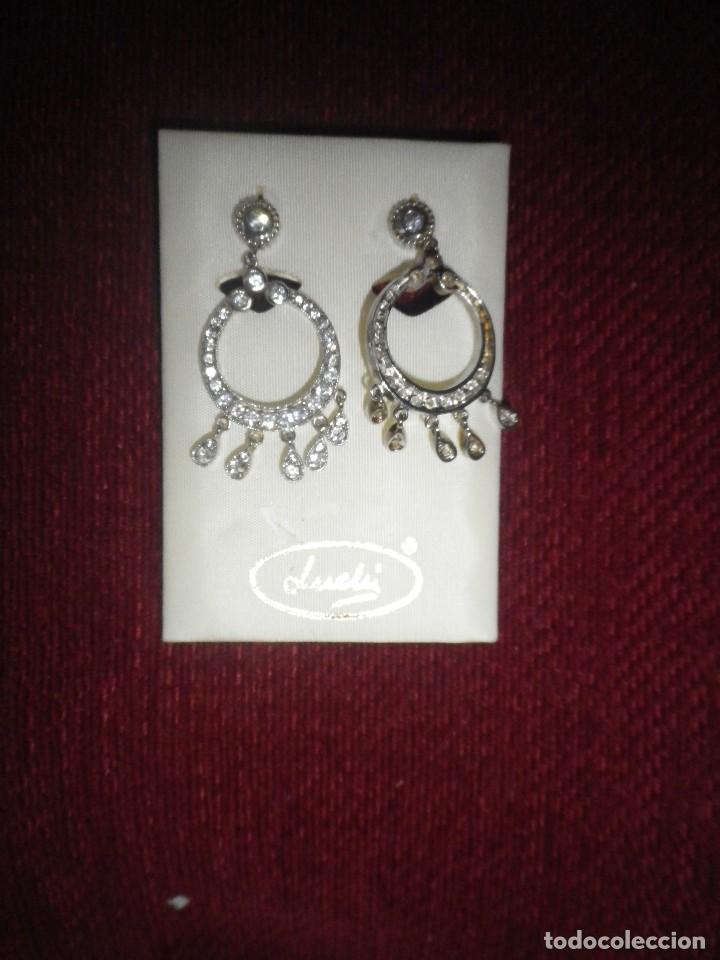Schmuck: PENDIENTES DE PLATA Y ZIRCONITAS MARCA LUCHI CABRERA SEVILLA