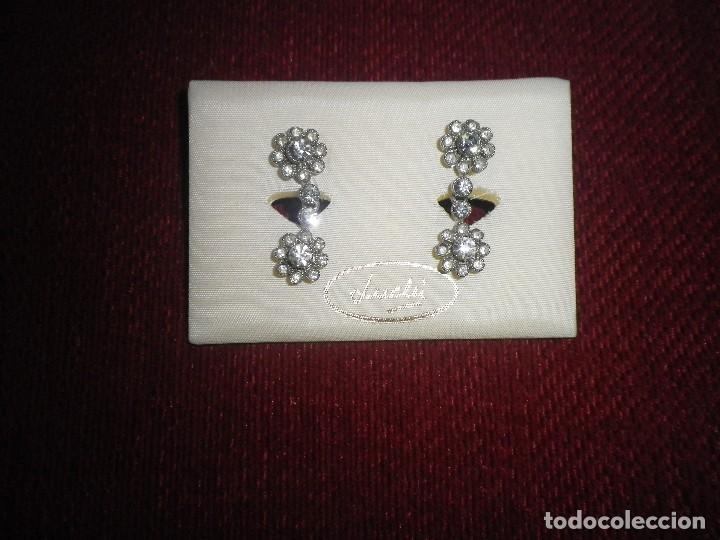 Joyeria: PENDIENTES DE PLATA Y ZIRCONITAS MARCA LUCHI CABRERA SEVILLA