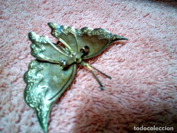 Joyeria: Antiguo broche en forma de mariposa - Foto 3