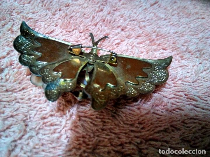 Joyeria: Antiguo broche en forma de mariposa - Foto 4