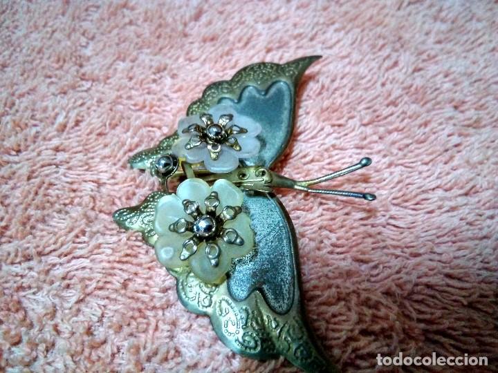 Joyeria: Antiguo broche en forma de mariposa - Foto 5
