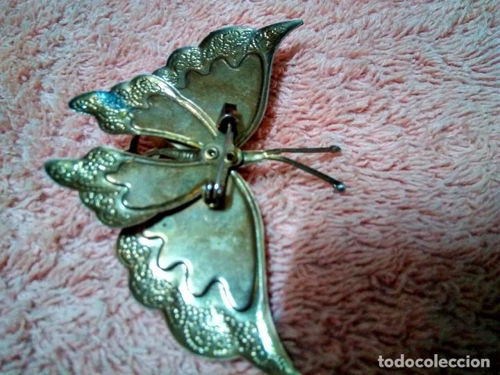 Joyeria: Antiguo broche en forma de mariposa - Foto 6