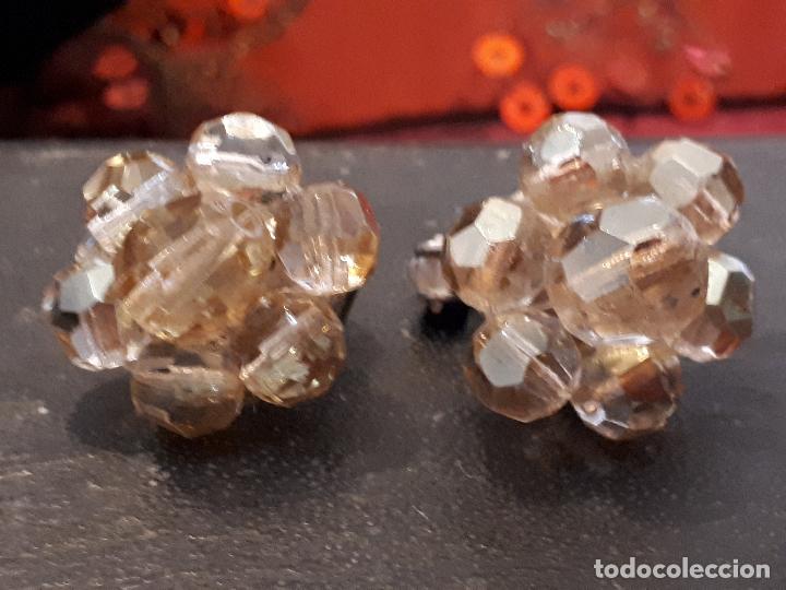 Joyeria: Pendientes vintage cuentas flor - Foto 1
