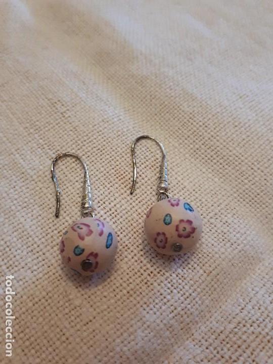 Joaillerie: Pendientes cuentas esfera arcilla polim&eacute;rica