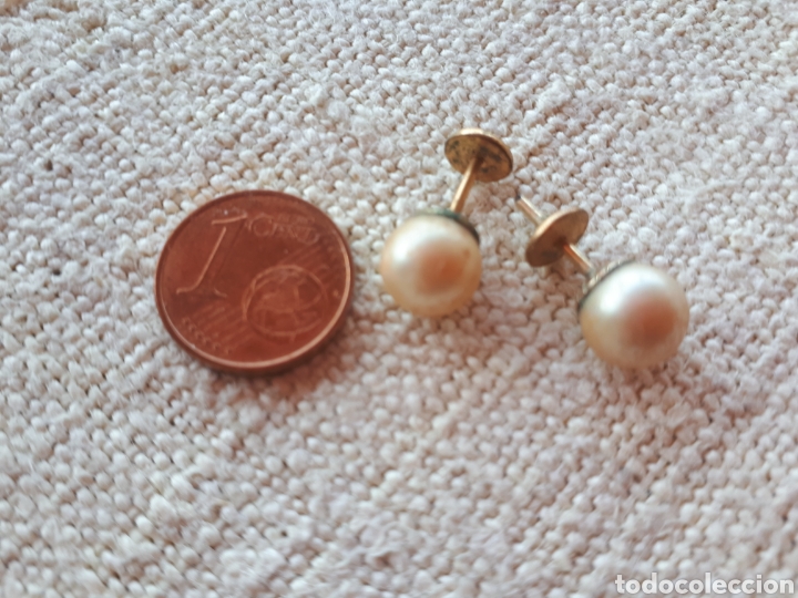 Joyeria: Pendientes vintage perla - Foto 1