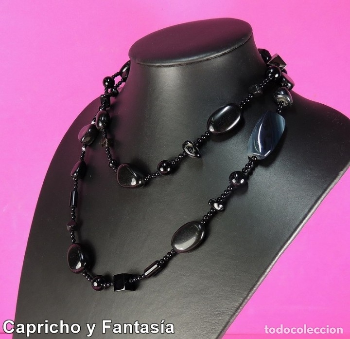 Joyeria: Collar de &aacute;gata negra n&ordm; 01CLFAN - Foto 2