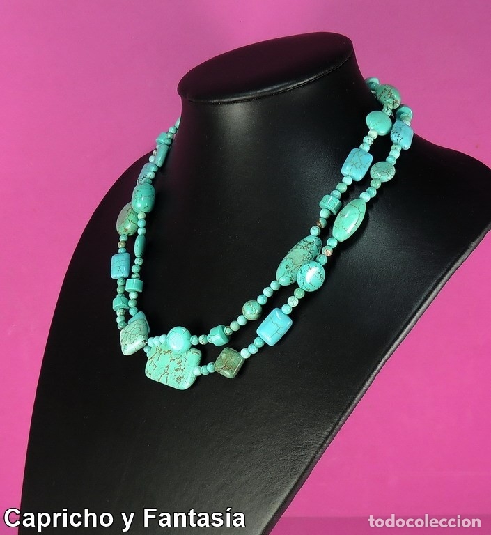 Joyeria: Collar de formas turquesa n&ordm; 05CLFT - Foto 1
