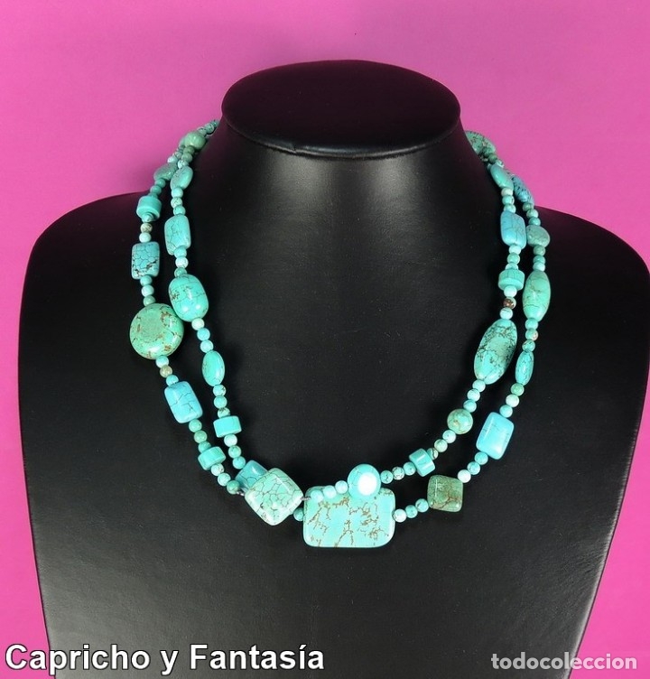 Joyeria: Collar de formas turquesa n&ordm; 05CLFT - Foto 2