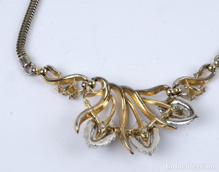 Joyeria: Collar en metal dorado con cristal - Foto 4