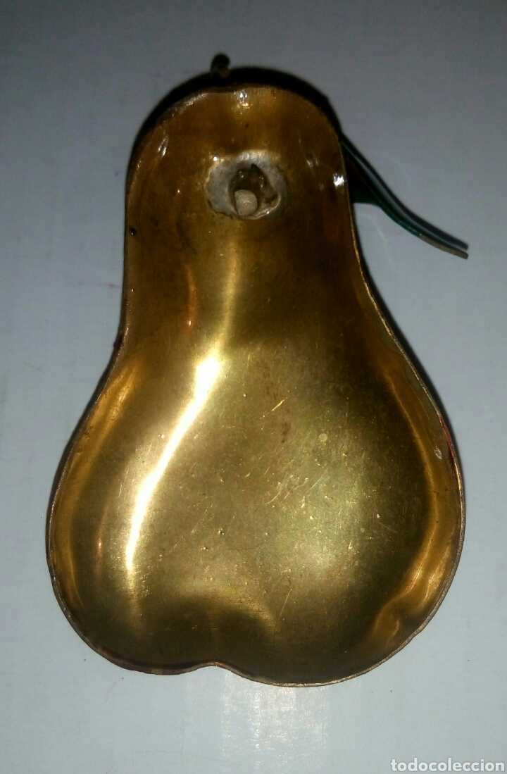 Joyeria: Raro gran colgante metalico forma pera - Foto 2