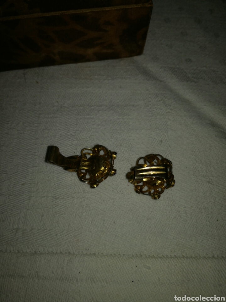 Joyeria: Pareja de pendientes de bisuter&iacute;a de pellizco - Foto 3