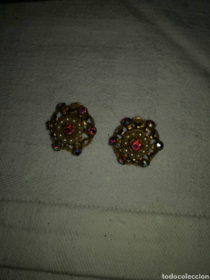 Joyeria: Pareja de pendientes de bisuter&iacute;a de pellizco - Foto 4