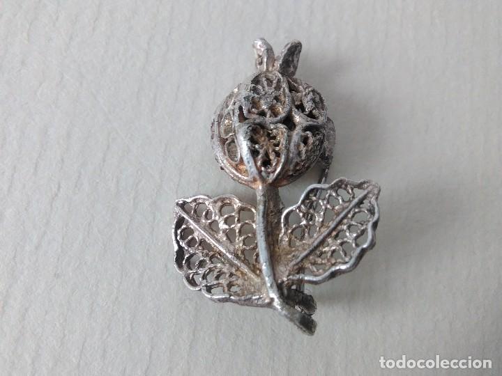 Joyeria: Broche de plata 3x2 ctms antiguo - Foto 1