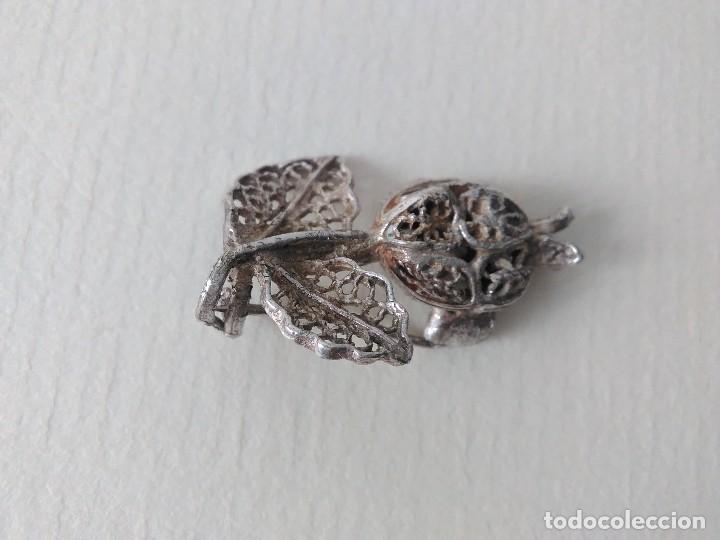 Joyeria: Broche de plata 3x2 ctms antiguo - Foto 2