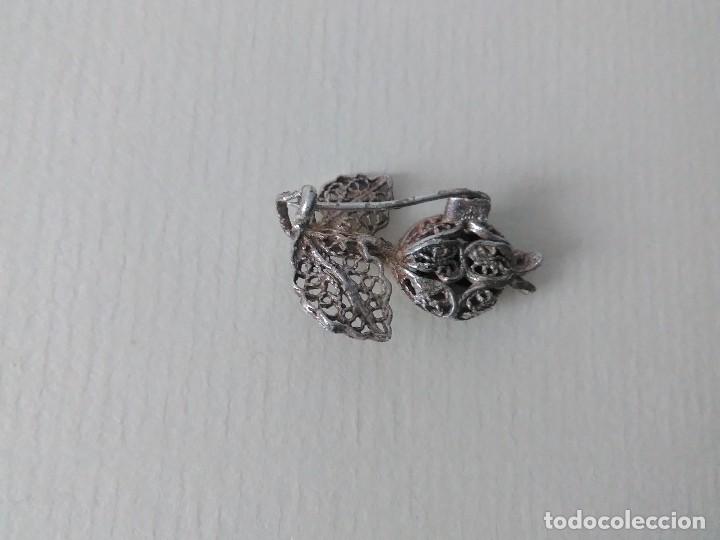 Joyeria: Broche de plata 3x2 ctms antiguo - Foto 3