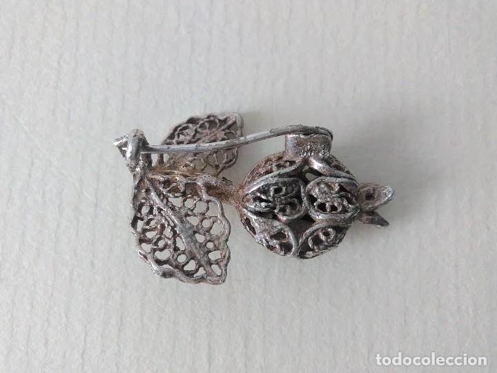 Joyeria: Broche de plata 3x2 ctms antiguo - Foto 4