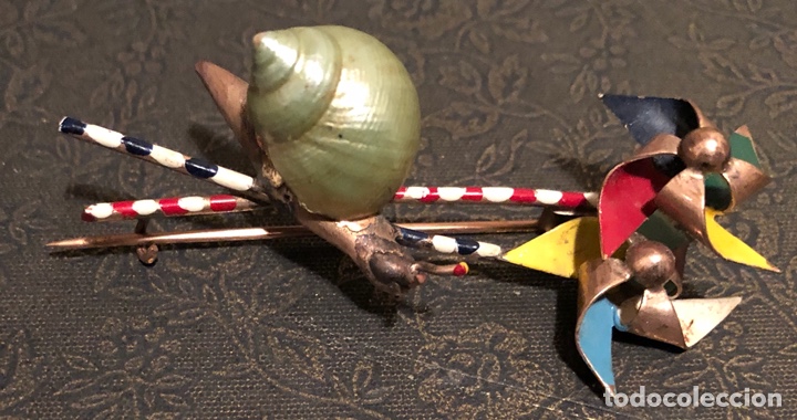 Schmuck: Precioso broche de dise&ntilde;o a&ntilde;os 60