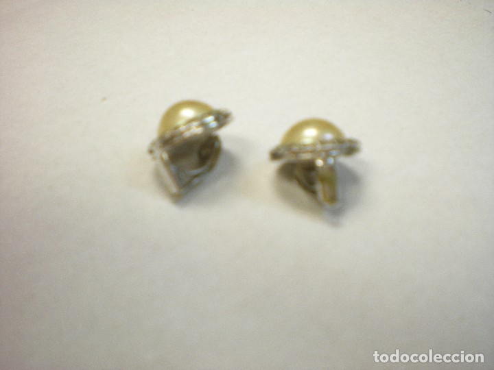 Joyeria: Pendientes  con perla sobre acero d 1 cm - Foto 3