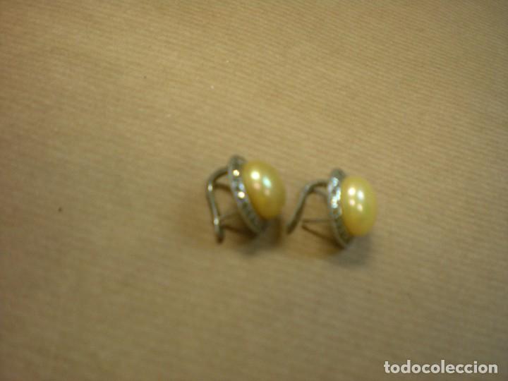 Joyeria: Pendientes  con perla sobre acero d 1,5cm - Foto 4