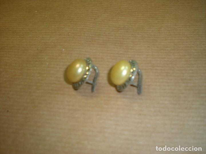 Joyeria: Pendientes  con perla sobre acero d 1,5cm - Foto 5