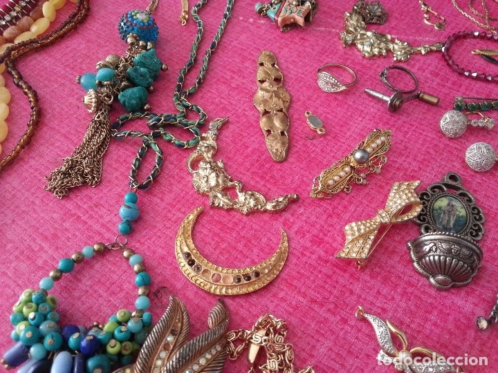 Joyeria: Lote de piezas y restos bisuteria - Foto 4