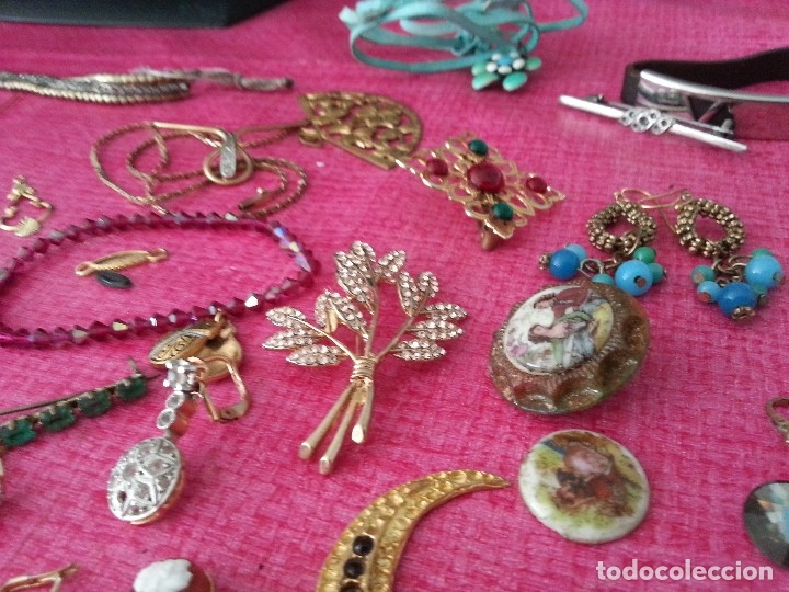 Joyeria: Lote de piezas y restos bisuteria - Foto 5
