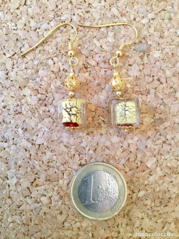 Joyeria: Pendientes en Vidrio de Murano. Ref. ORBC02