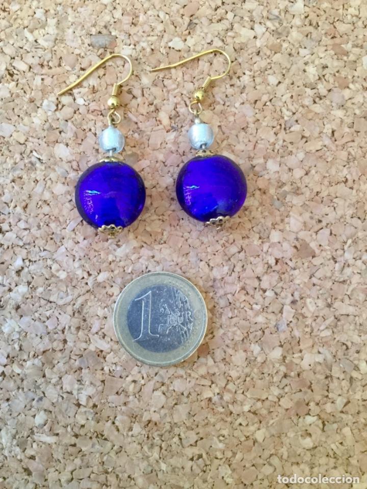 Joyeria: Pendientes en Vidrio de Murano. Ref. ORBD02