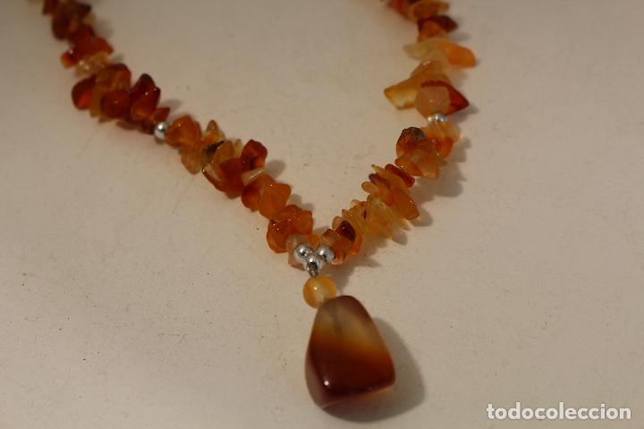 Joyeria: collar de cristal ambar - Foto 2