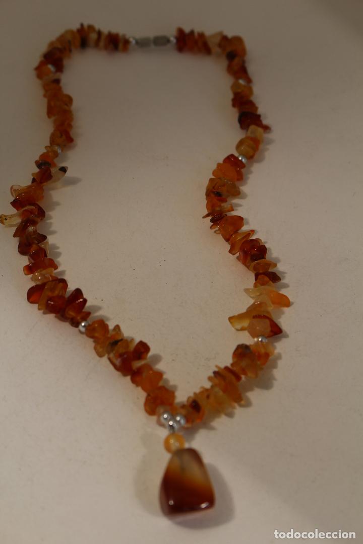 Joyeria: collar de cristal ambar - Foto 3