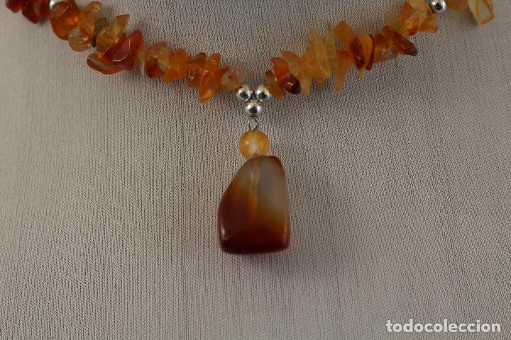 Joyeria: collar de cristal ambar - Foto 5