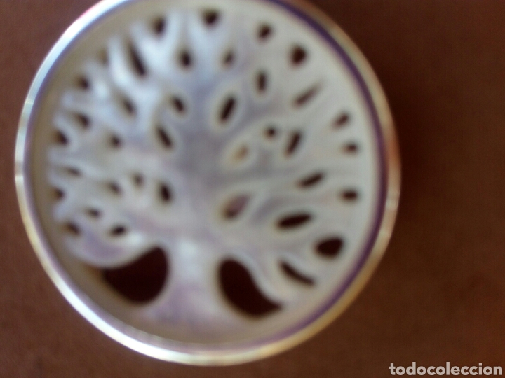 Joyeria: COLGANTE DE NACAR Y PLATA DE LEY