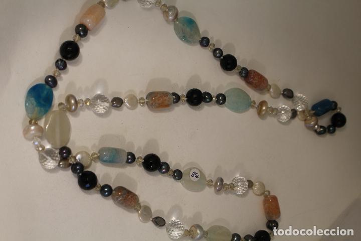 Joyeria: collar largo de piedras naturales - Foto 4
