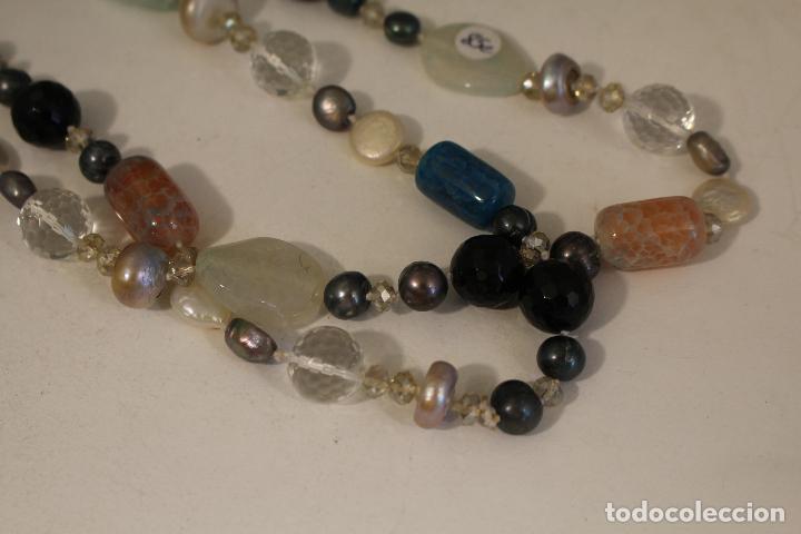 Joyeria: collar largo de piedras naturales - Foto 5