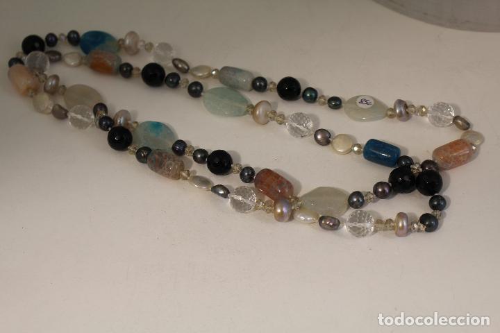 Joyeria: collar largo de piedras naturales - Foto 6