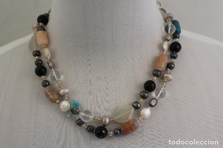 Joyeria: collar largo de piedras naturales - Foto 7
