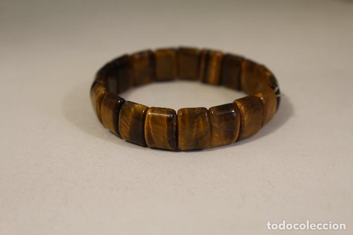 Joyeria: Pulsera de ojo de tigre - Foto 3