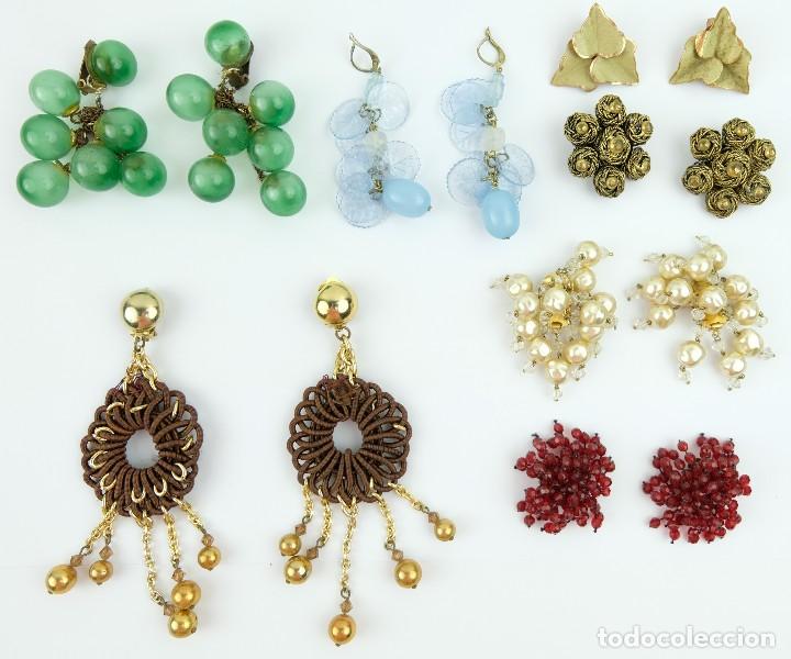 Joyeria: 7 pares de pendientes bisuter&iacute;a - Foto 1