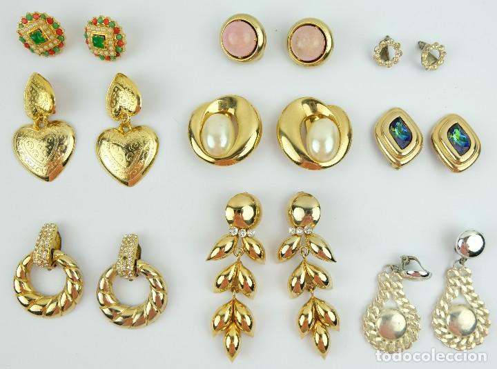 Joyeria: 9 pares de pendientes bisuteria - Foto 1