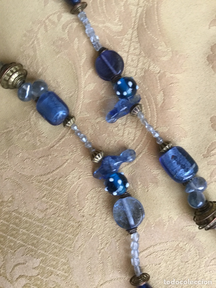 Joyeria: COLLAR LARGO CRISTAL DE MURANO EN AZULES - Foto 7