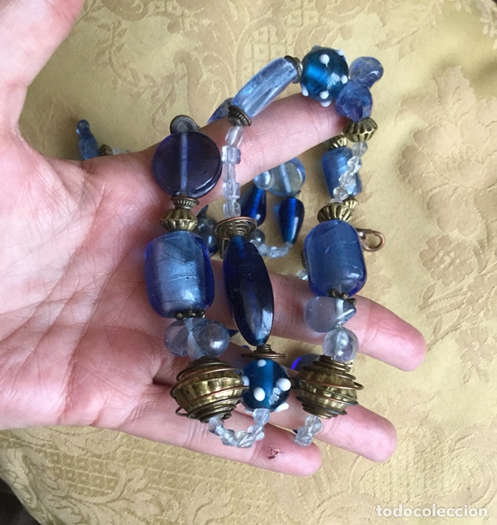 Joyeria: COLLAR LARGO CRISTAL DE MURANO EN AZULES - Foto 10