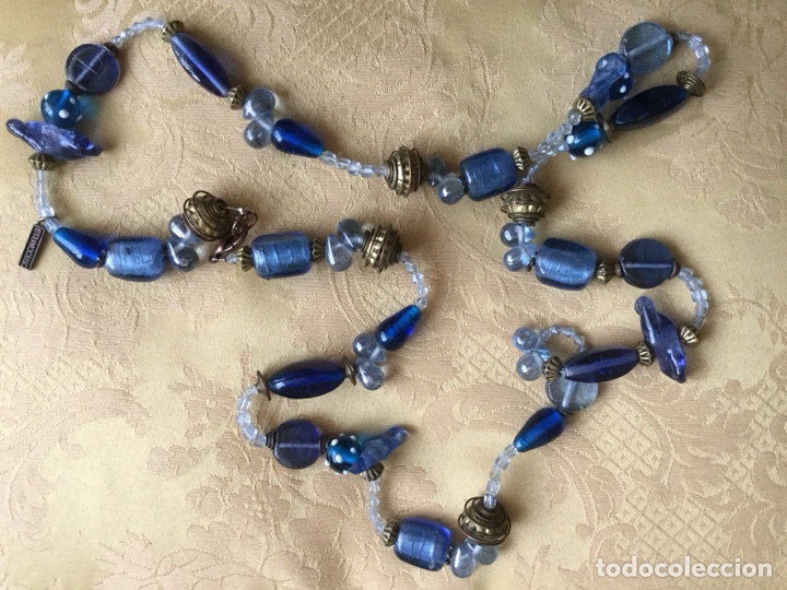 Joyeria: COLLAR LARGO CRISTAL DE MURANO EN AZULES - Foto 11