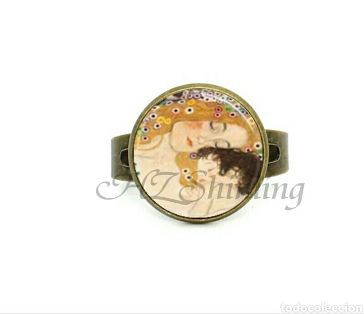 Joyeria: Anillo bronce madre e hija Klimt ajustable - Foto 1