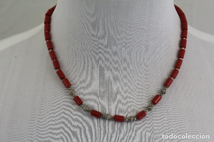 Joyeria: pulsera elastica con barras de nacar - Foto 1