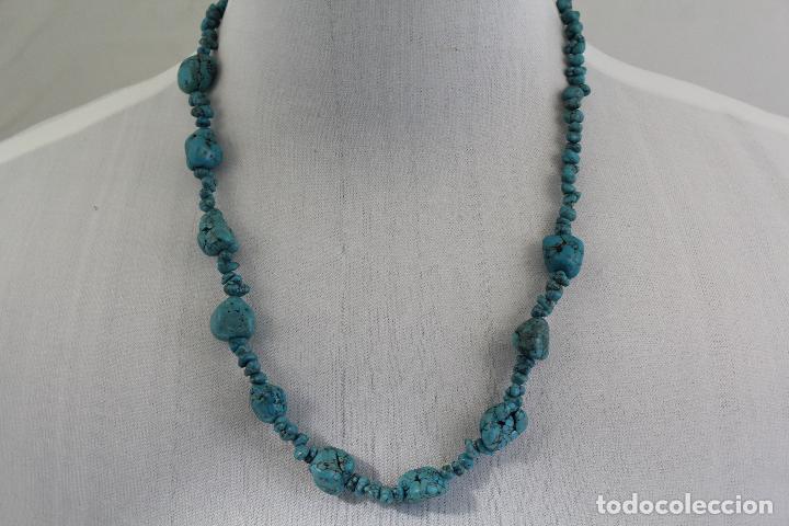 Joyeria: collar turquesa en bruto - Foto 3