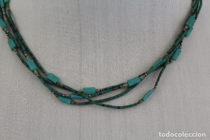 Joyeria: collar de varias con turquesas - Foto 4