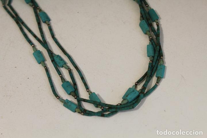 Joyeria: collar de varias con turquesas - Foto 5